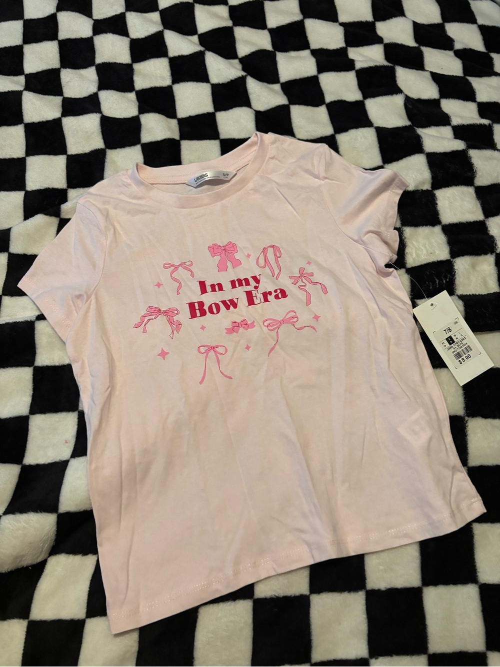 Nwt ukids 7/8 in my bow era tshirt